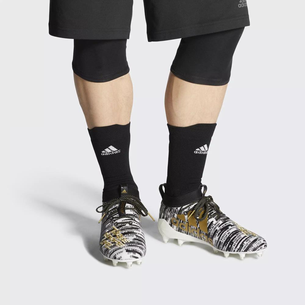 Adidas Adizero 8.0 Tacos de Futbol Blancos Para Hombre (MX-14722)